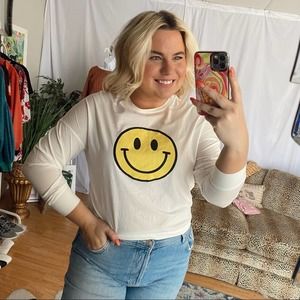 Loewe Paula’s Ibiza smiley face cotton long sleeve tee